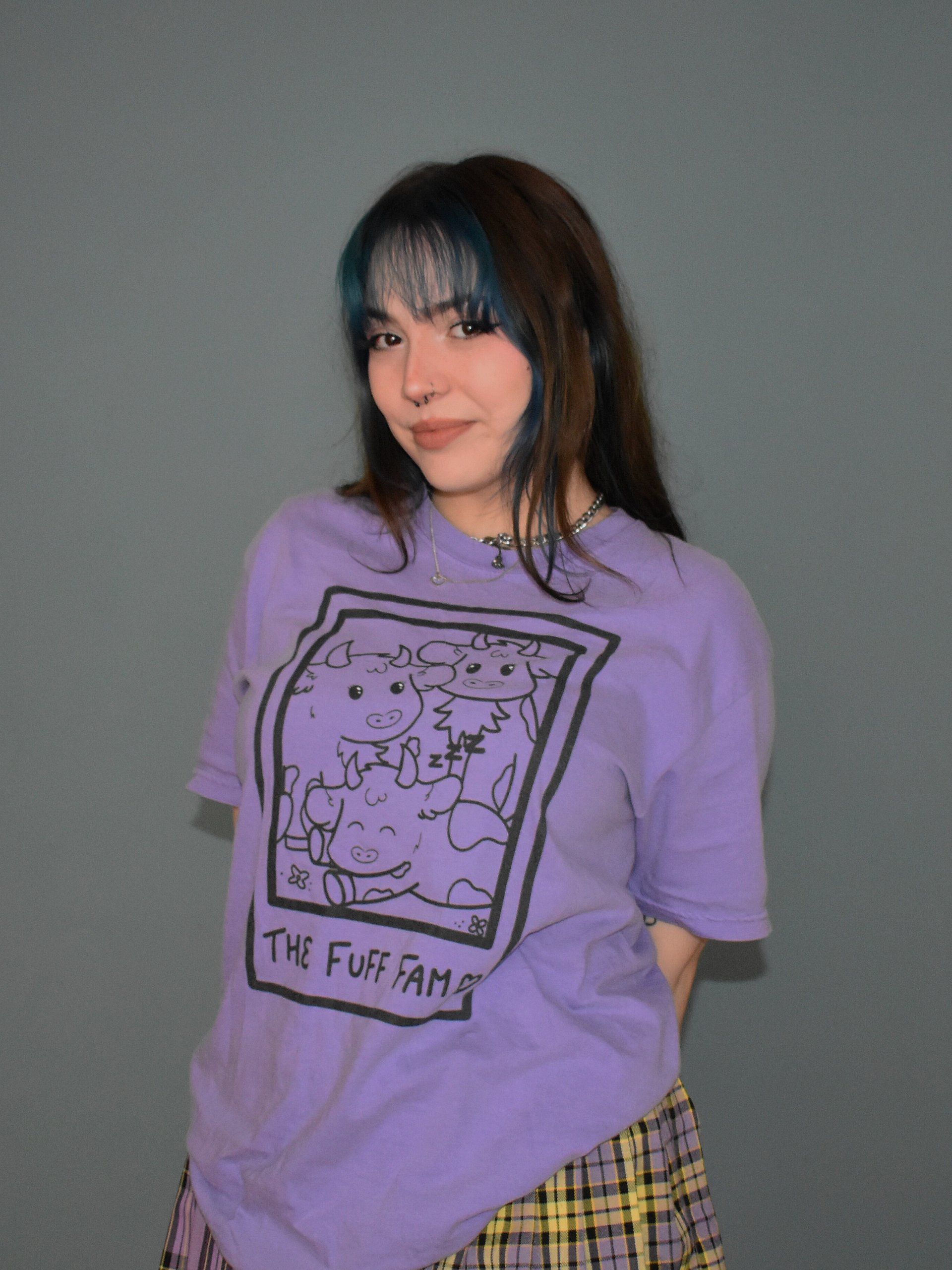 Fuff Fam Polaroid T-Shirt (outline) product image (1)