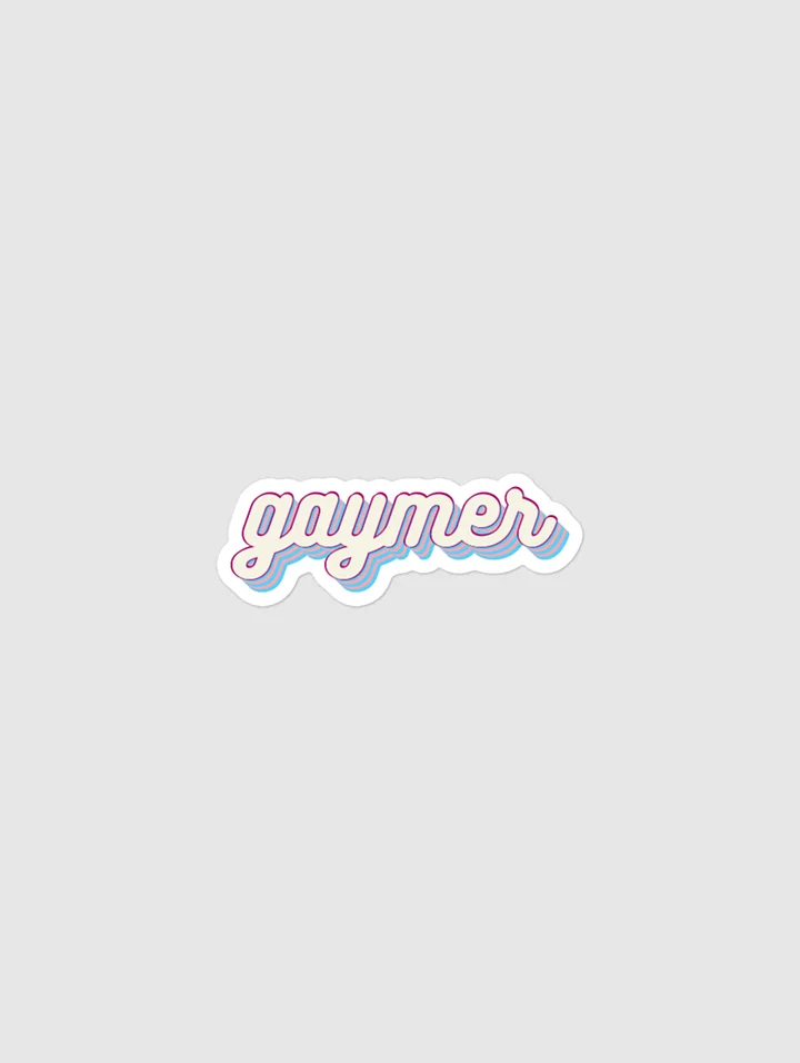 GAYMER STICKER - TRANSGENDER PRIDE product image (1)