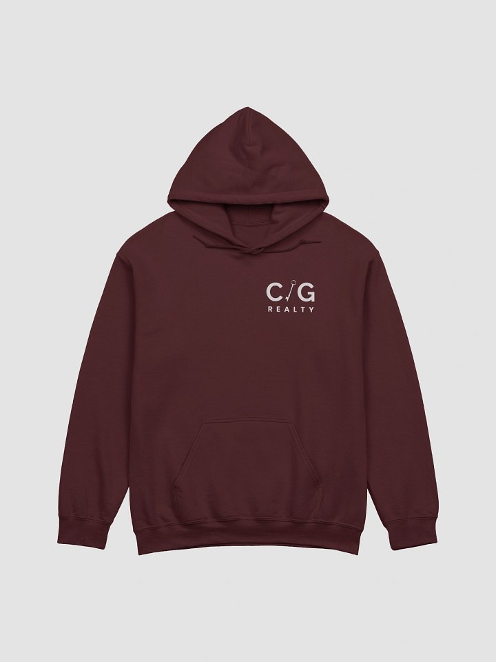 Gildan Hoodie, Front Logo Only, White Logo product image (3)