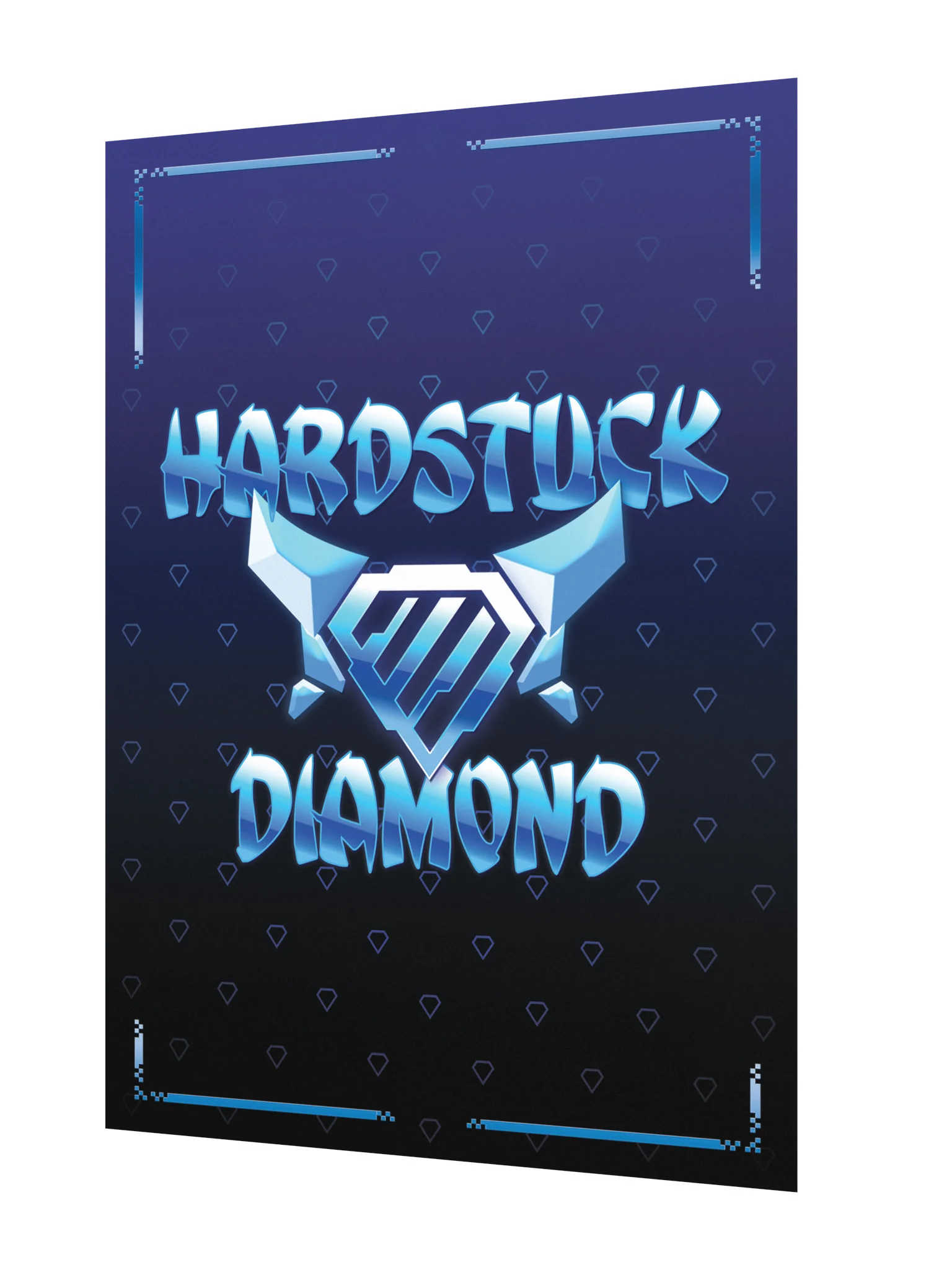 Hardstuck Diamond Poster (Black) product image (2)