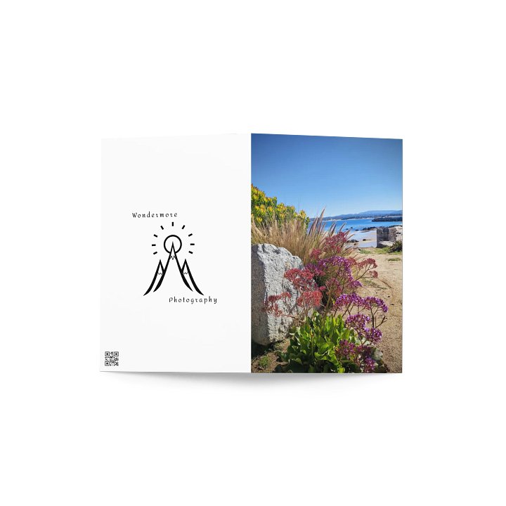 Purple Flowers by the Coast Greeting Card product image (4)
