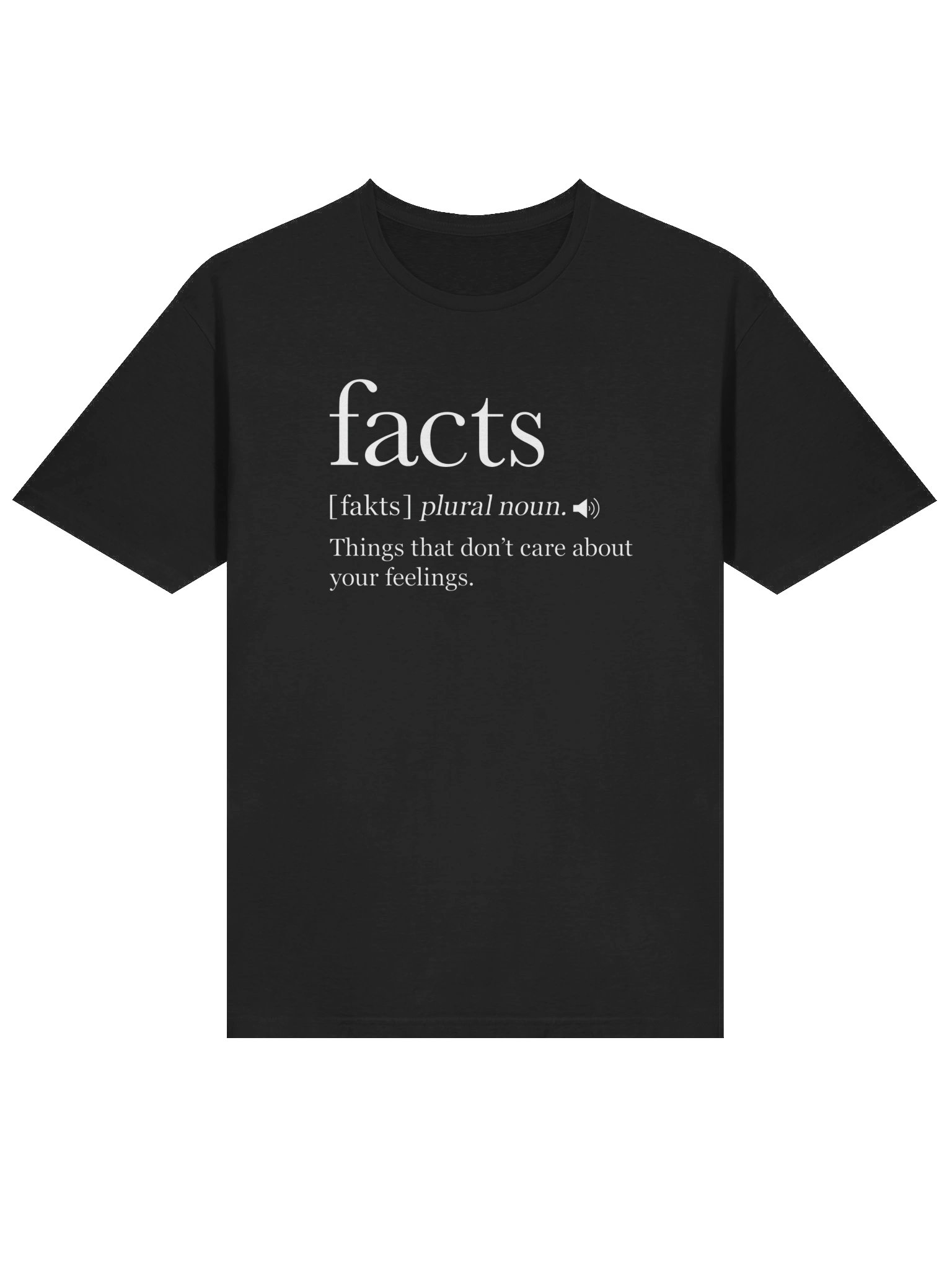 Men's Facts Don't Care About Your Feelings (Black) product image (2)