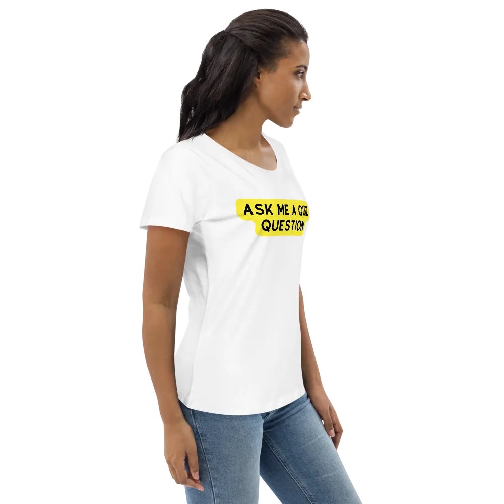 Quiz Question Fitted T-Shirt product image (17)