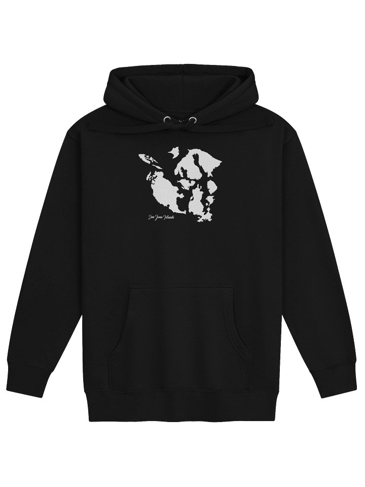 San Juan Islands Map Hoodie Oversized product image (1)