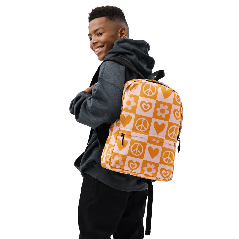 Peace, Love, and Harmony Backpack product image (7)