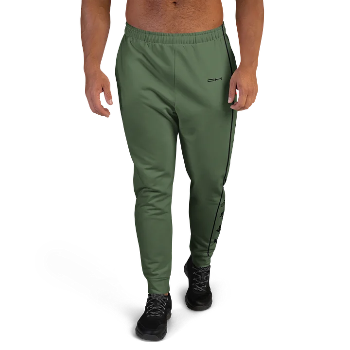 Military Green Sport Joggers // Streetwear for the Athlete product image (2)