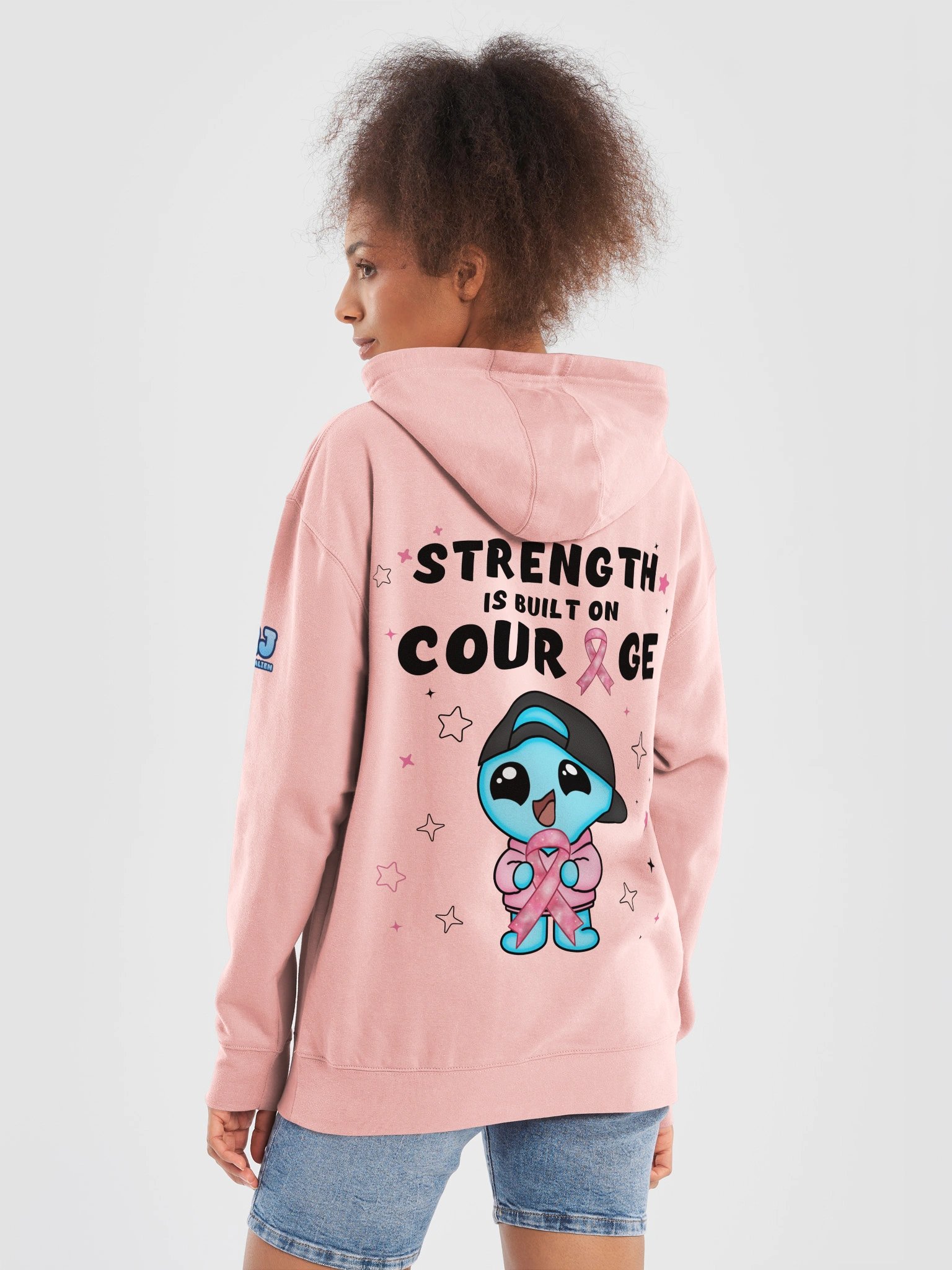 Strength Is Built On Courage Hoodie product image (10)