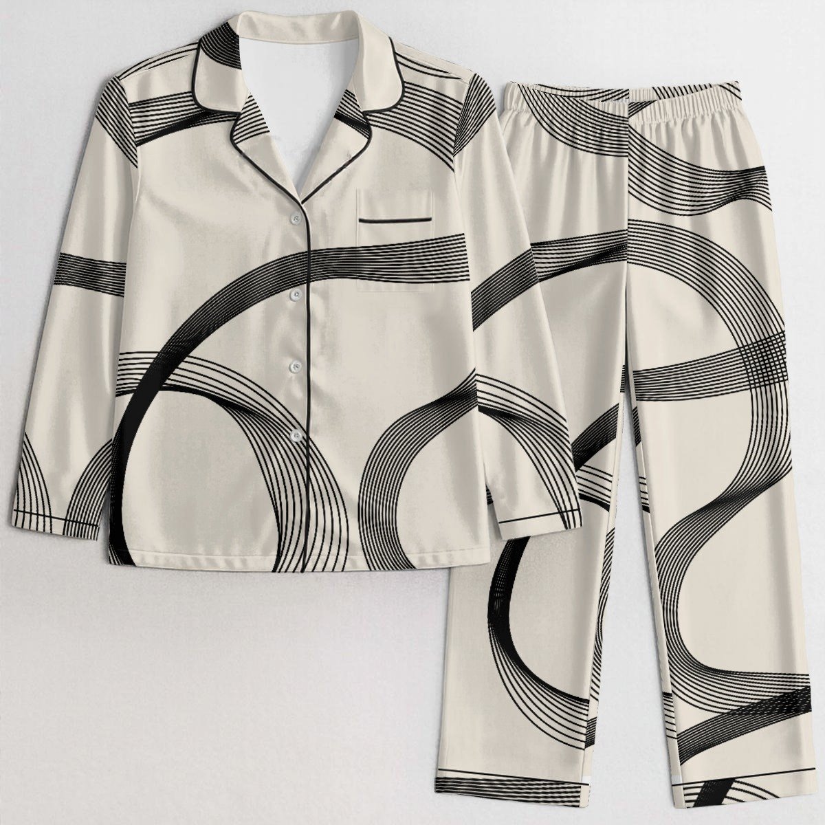 Modern Harmony Geometric Pajama Set product image (1)