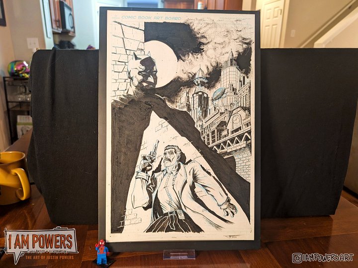 "Batman: Private Eve" | Orignal 11x17 Inked Illustration product image (1)