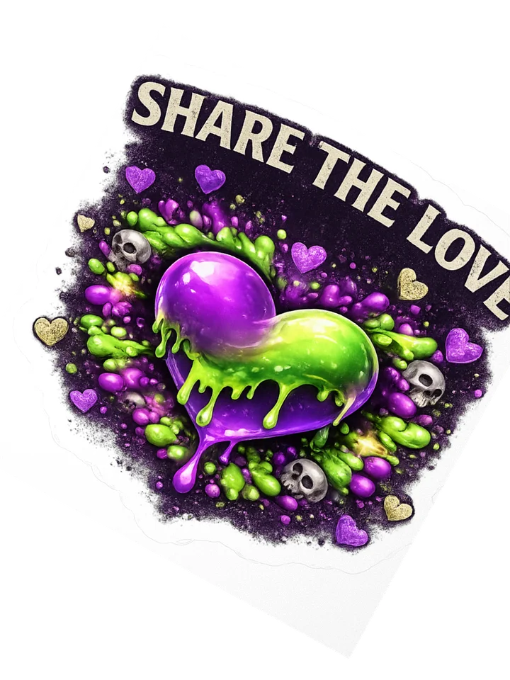 Vibrant Love Drip Stickers product image (2)