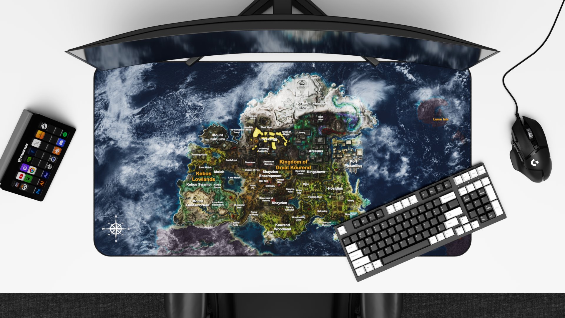 Detailed Kingdom of Kourend Desk Mat product image (2)