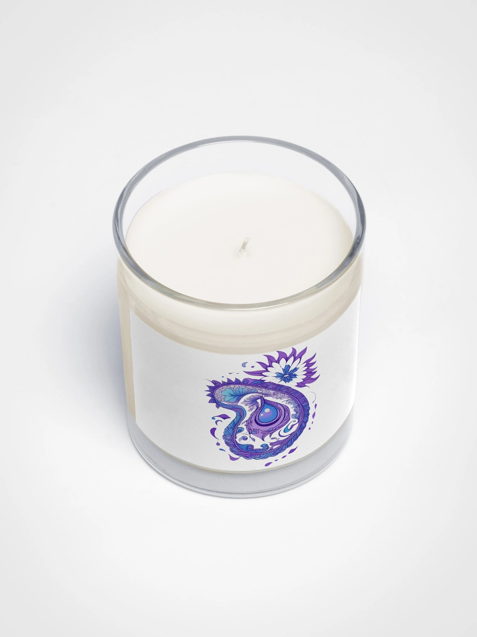 Indigo Paisley Flower - Soy Candle product image (4)