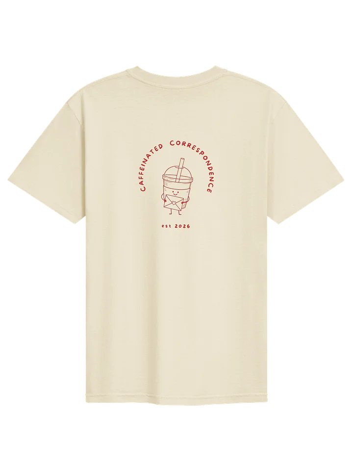 Caffeinated Correspondence Comfort Colors Tee product image (2)