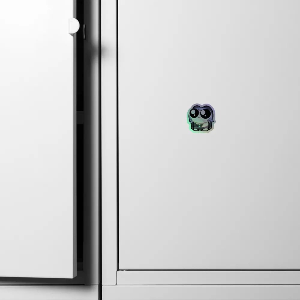 Lucca Pwease Holographic Sticker product image (4)