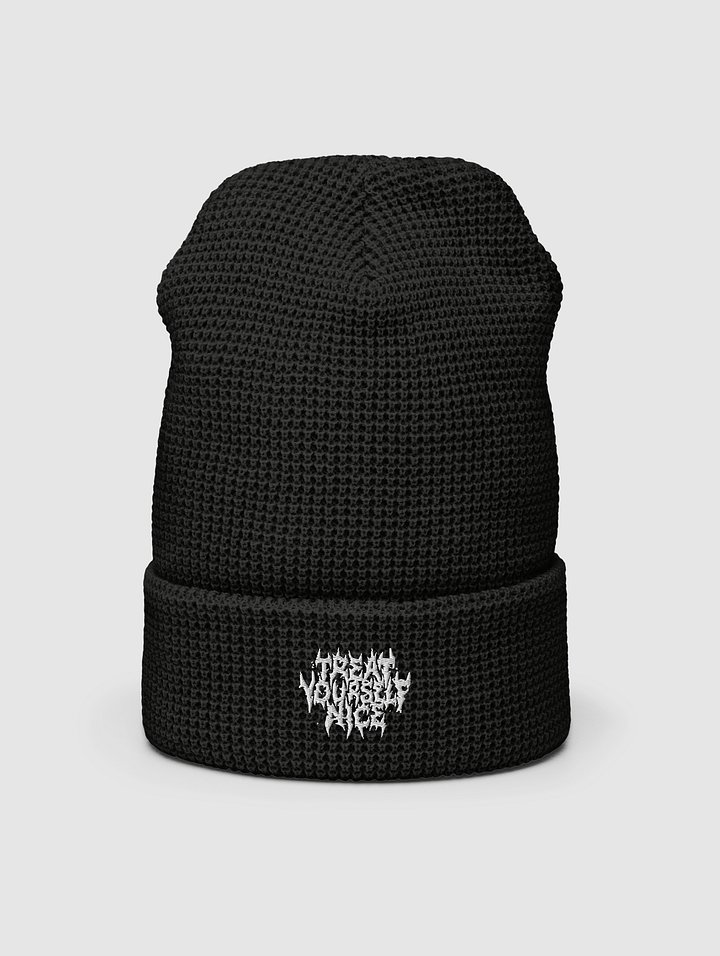 Treat Yourself Nice Waffle beanie product image (1)