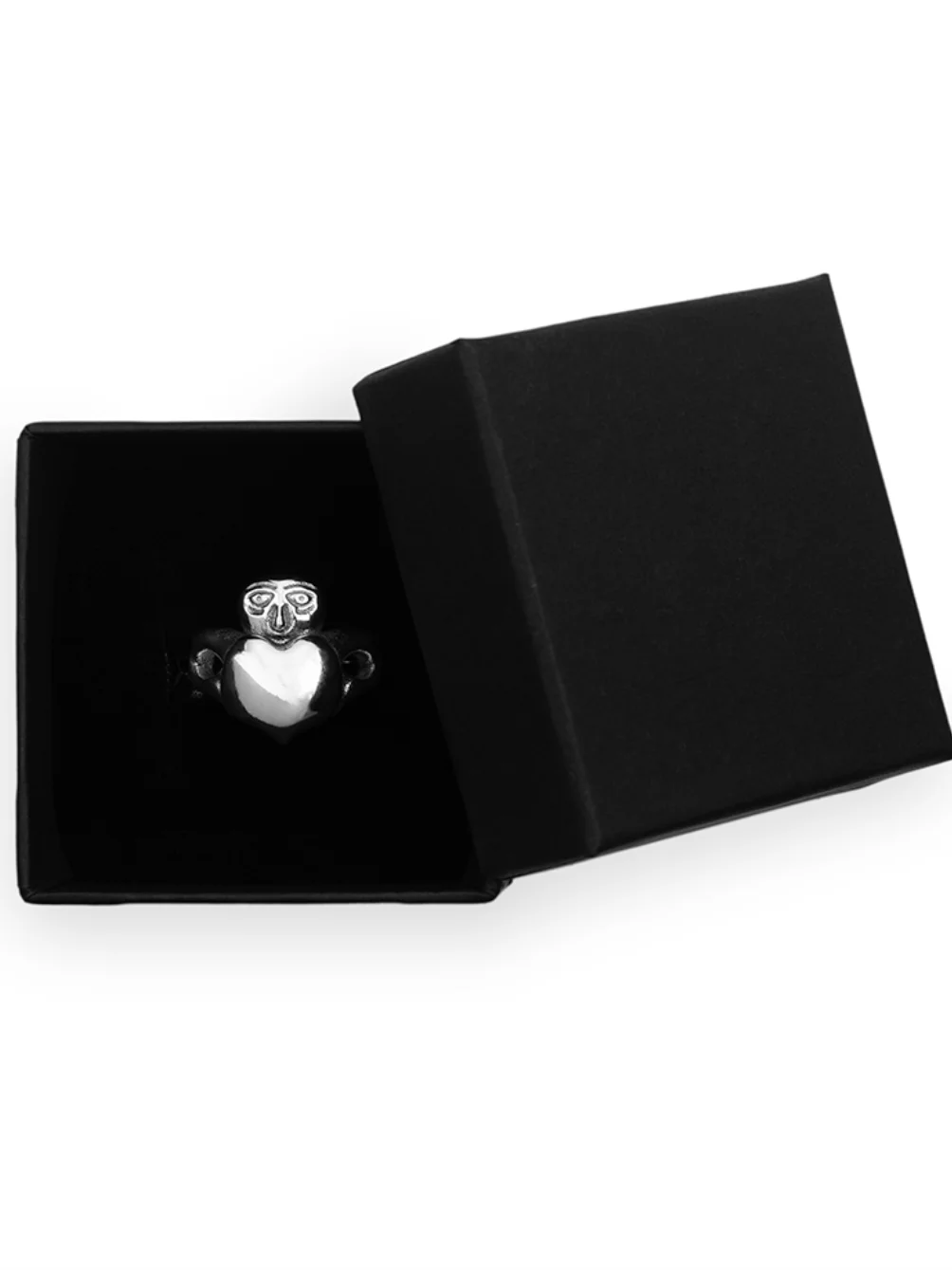 Sheela Na Claddagh Statement Ring | 100% Recycled Sterling Silver Ring product image (3)