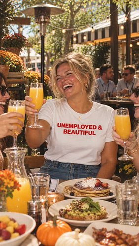 🛍️ GET THE TEE →  UNEMPLOYED & BEAUTIFUL. 🥂

No job. Fully booked.

Monday: Recover from Sunday.
Tuesday: Pilates.
Wednesday:...