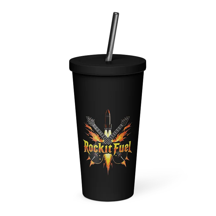 Rock-It-Fuel Insulated Tumbler with a Straw product image (1)