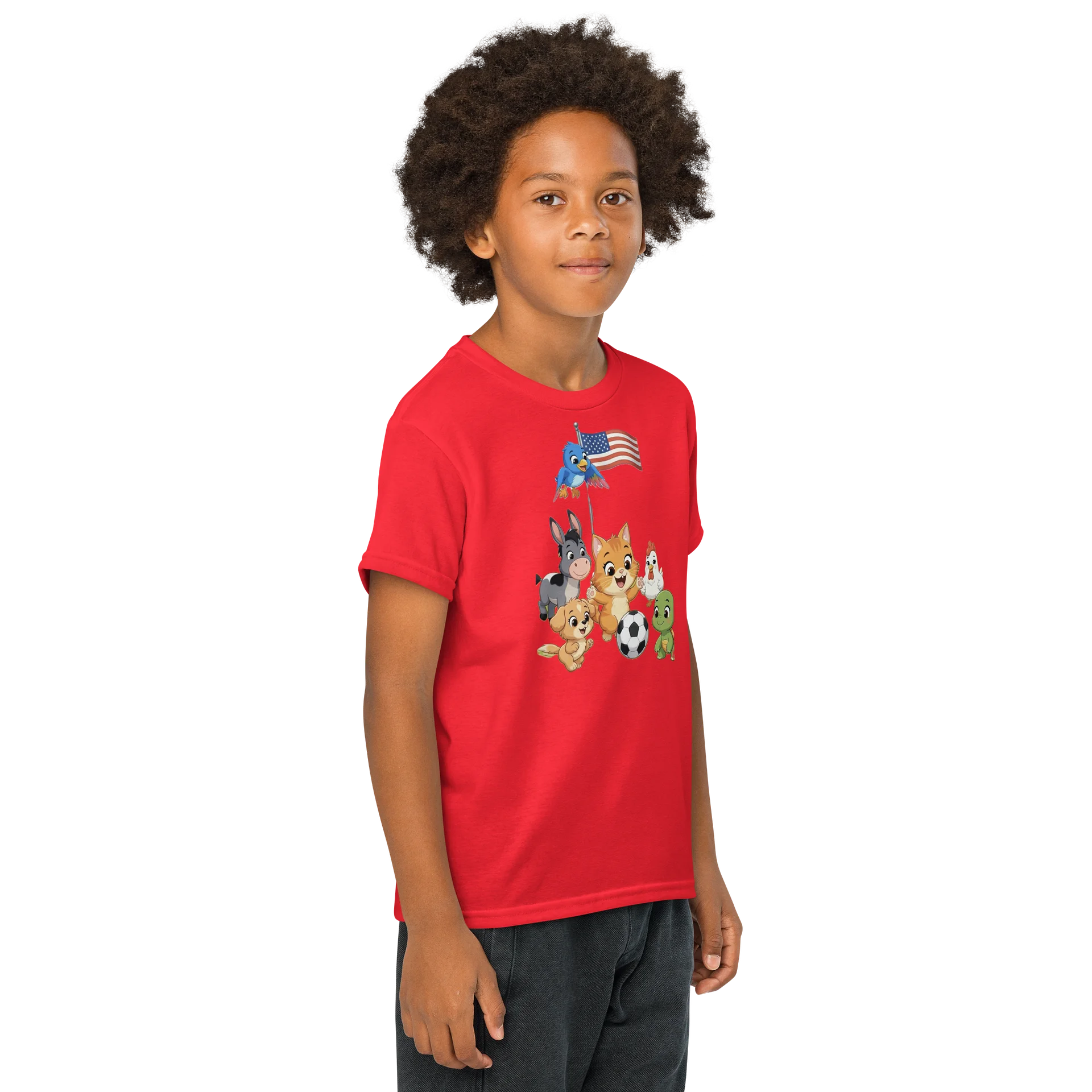 Farm Animals Soccer Team Youth Tee product image (4)