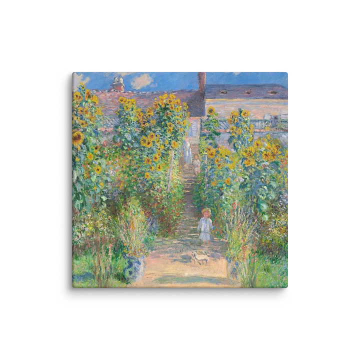 The Artist's Garden at Vétheuil (Claude Monet) Canvas product image (3)