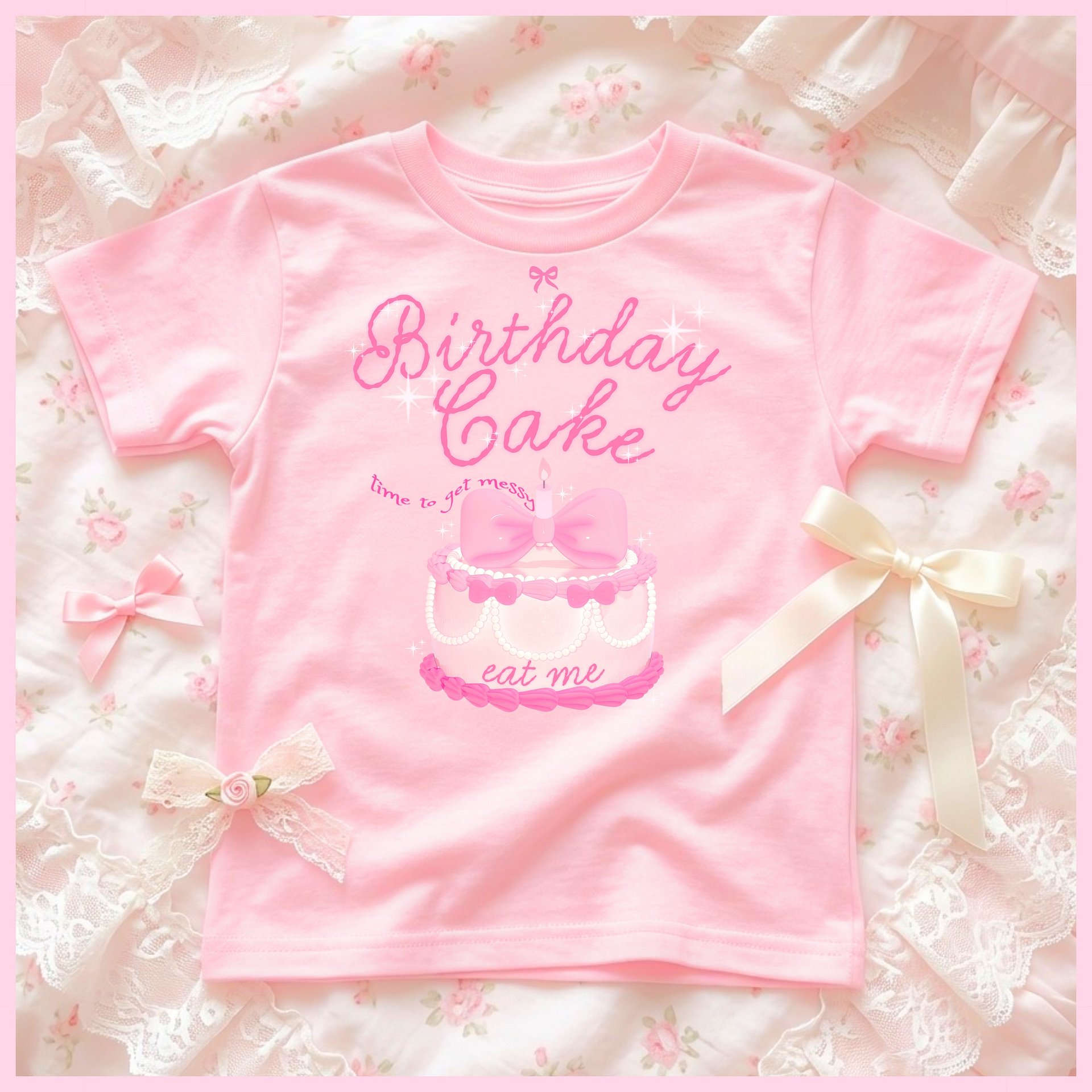Birthday Cake🎂wreck this tee🎂 product image (1)