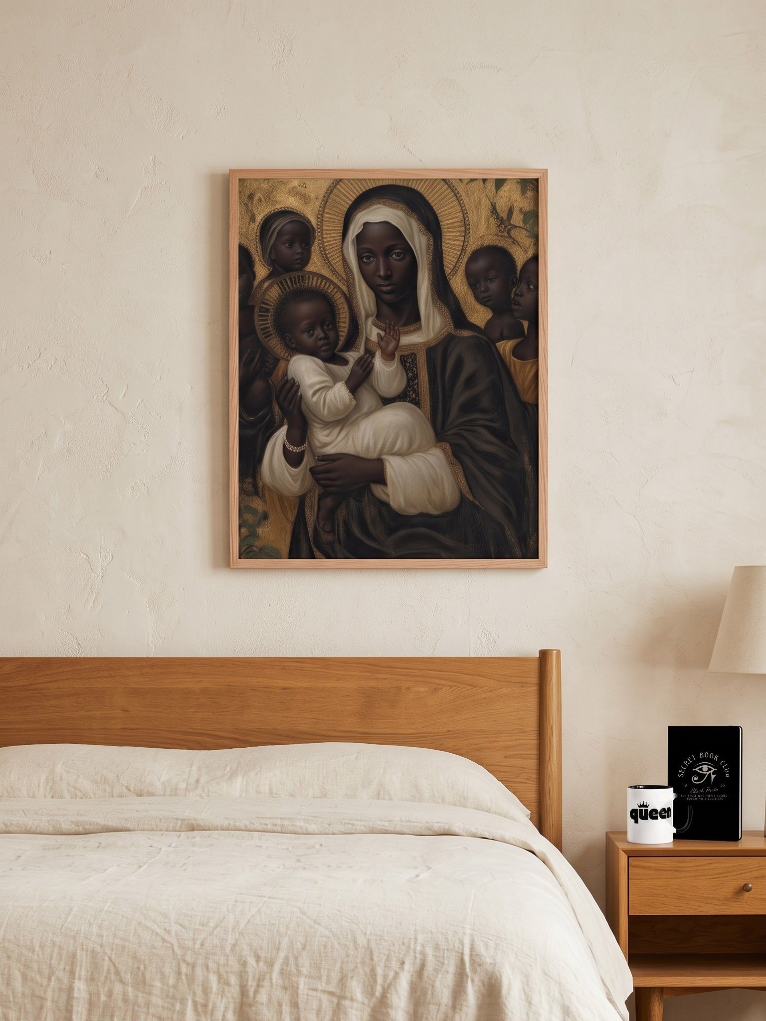 Golden Black Mothers · No. 2 | Framed Art Print | Originology | Black History X product image (3)