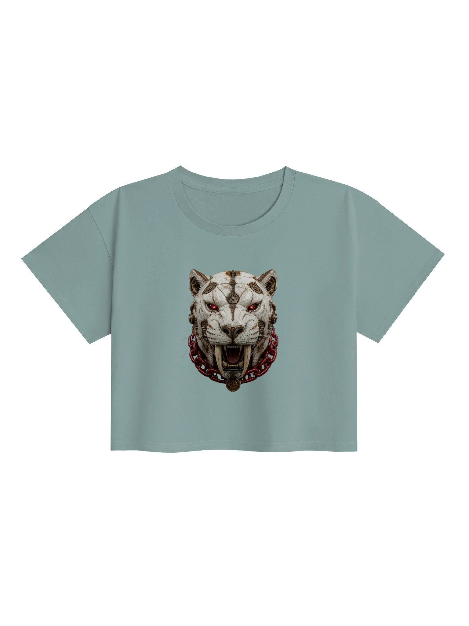 Mechanical Tiger Red Eyes - Crop Top product image (1)