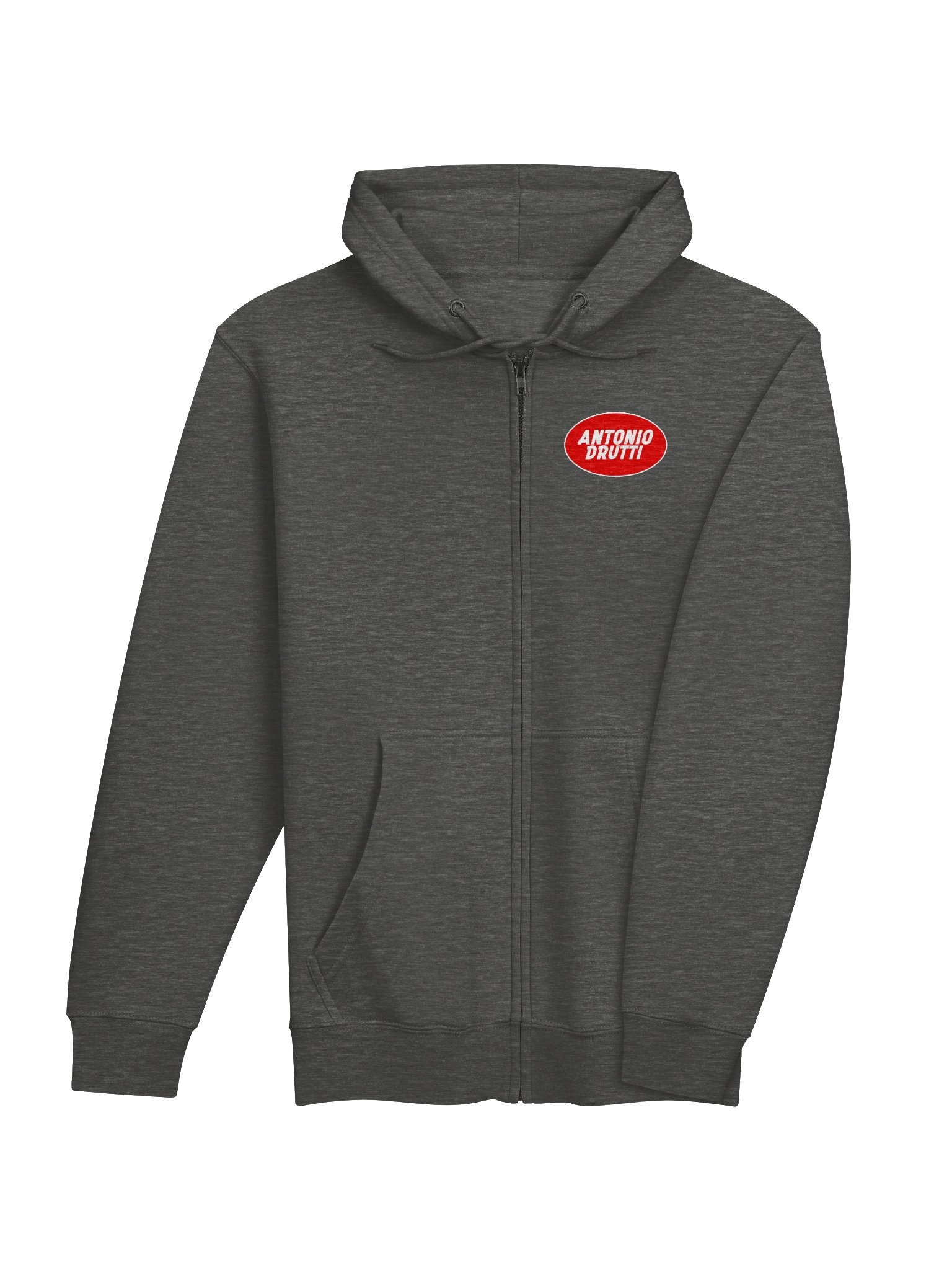 Antonio Drutti Red Oval Logo Zip Hoodie product image (16)