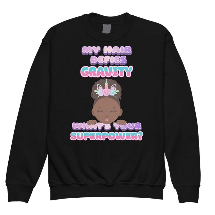 Defies Gravity Kid's Crewneck product image (1)