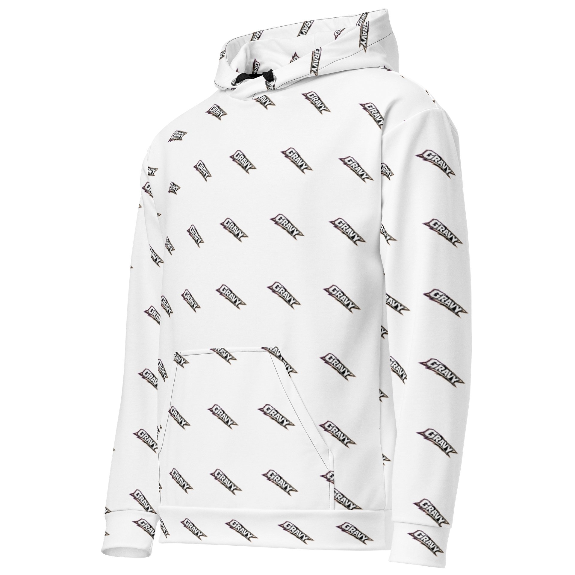 Gravy Icon Grid Unisex Hoodie - WHITE product image (3)