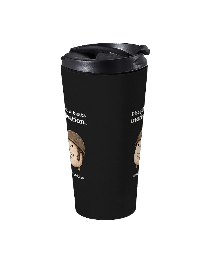 Discipline beats motivation. (to-go-mug) product image (2)