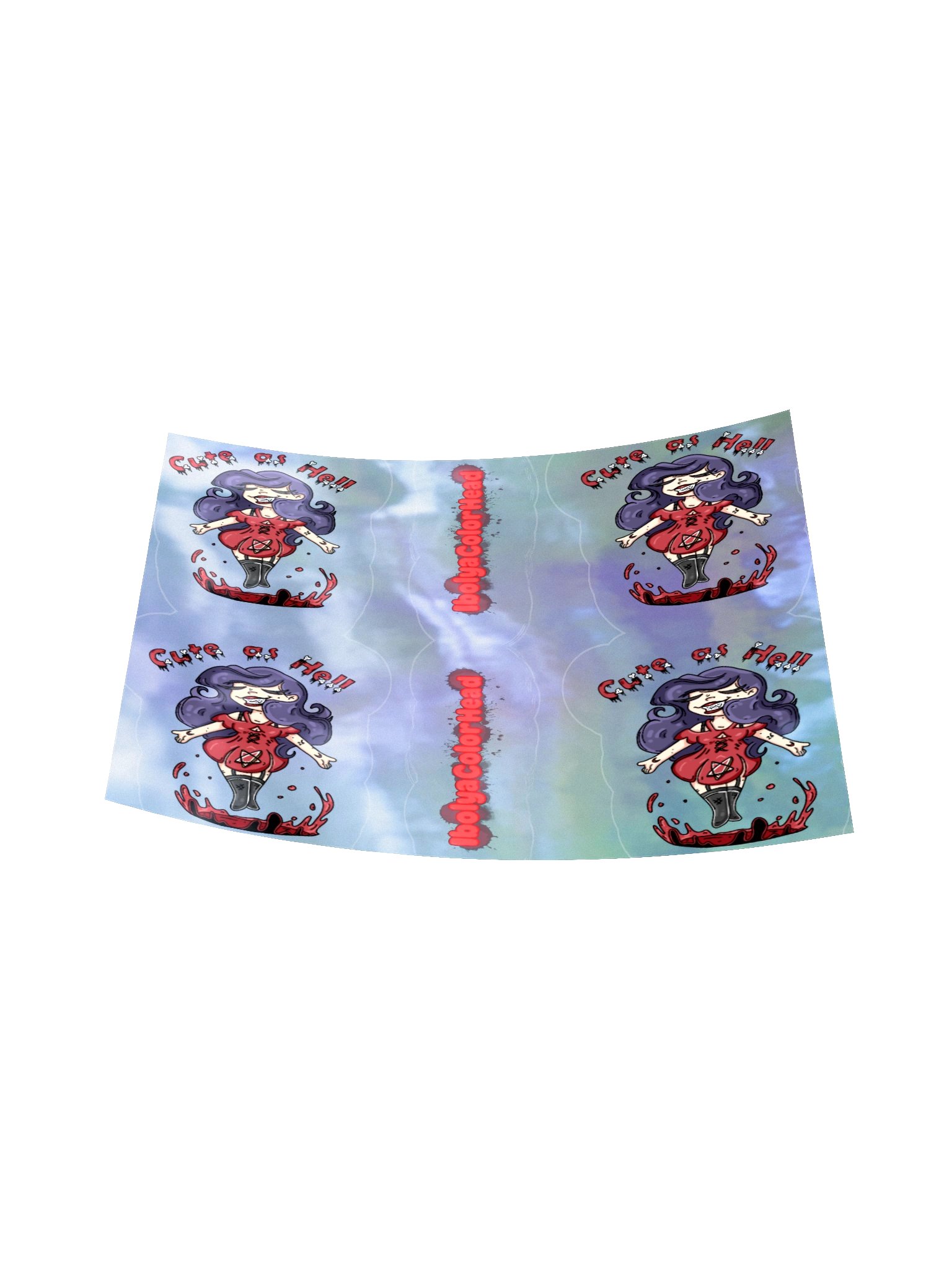 Cute As Hell Holographic Stickers product image (6)