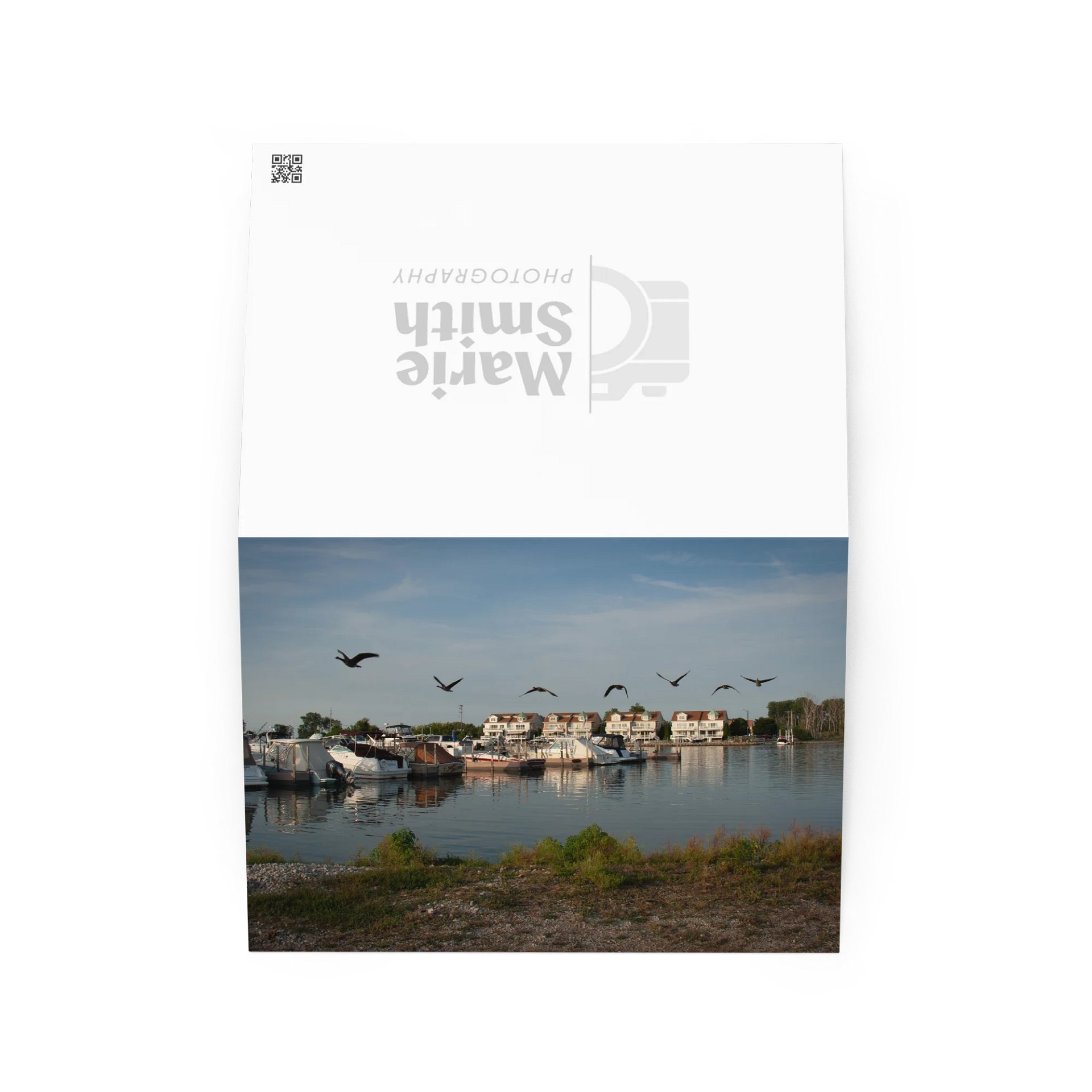 Tranquil Waterfront Greeting Card product image (2)
