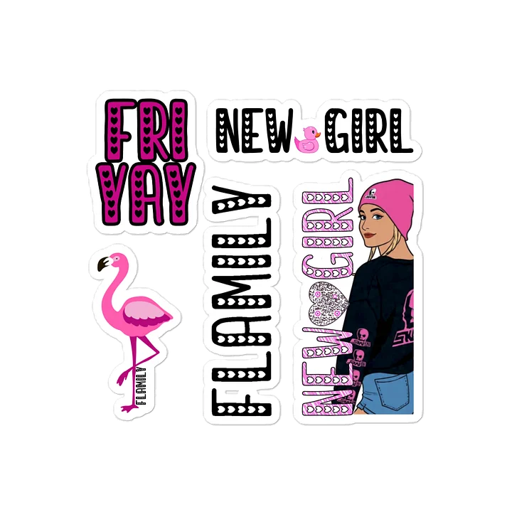 New Girl Sticker Pack product image (2)