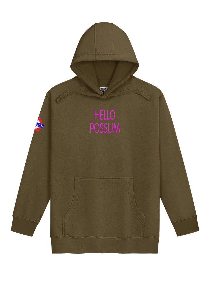 Hello Possum Graphic Hoodie - Hot Pink product image (1)