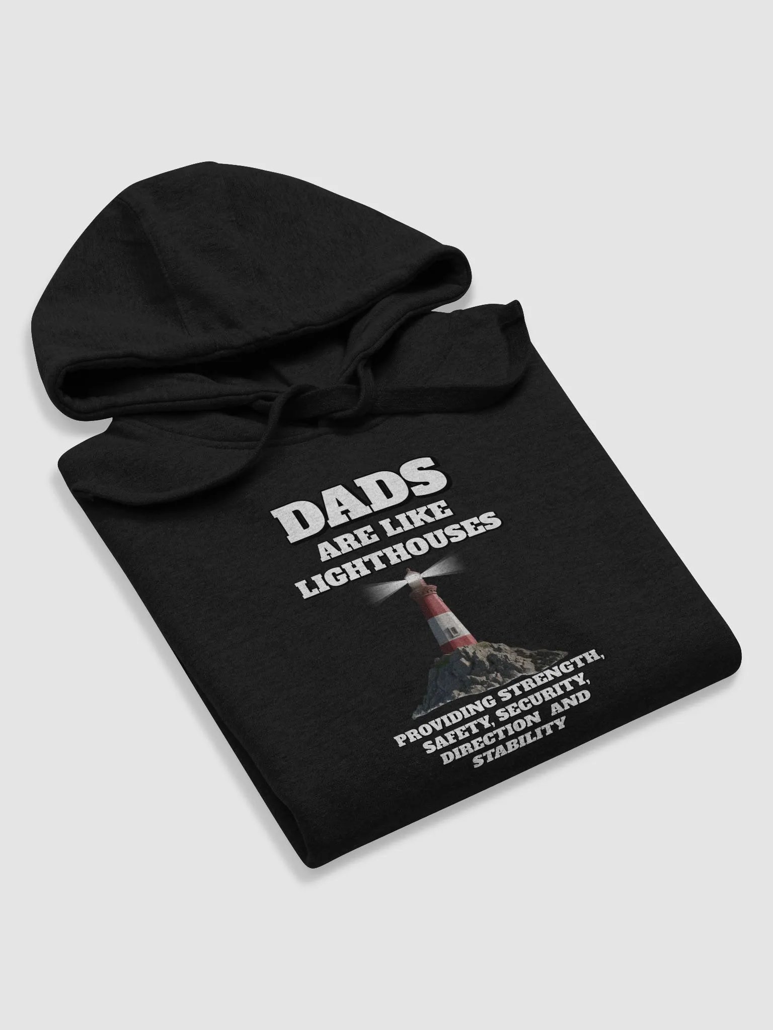 Dads Are Like Lighthouses Inspirational Hoodie product image (30)