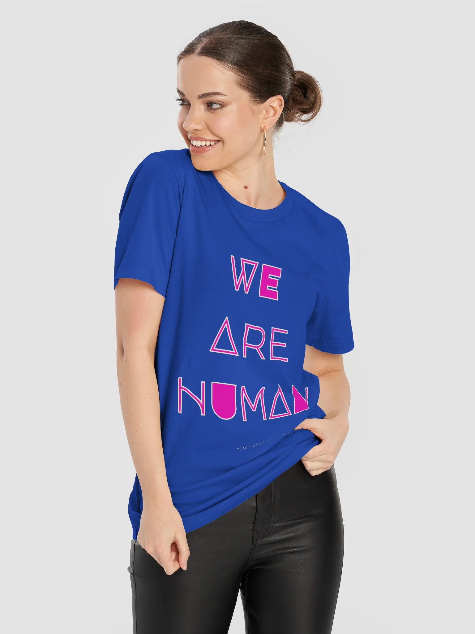 'We Are Human' two-sided tee product image (4)
