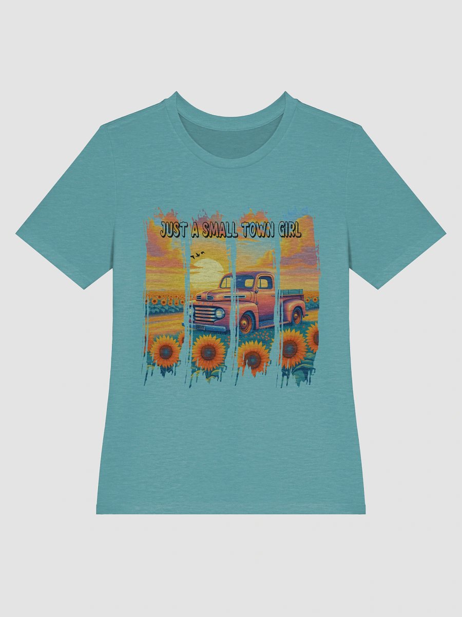 Just a Small Town Girl Tshirt | Rustic Brushstroke Tee | Farmhouse Girl T-Shirt product image (2)