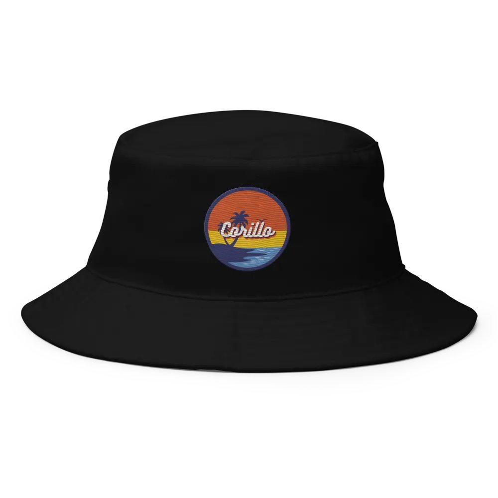 Summer Sunrise Embroided Bucket Hat product image (1)
