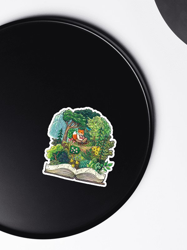 Fantasy Forest Fox Cake - 6 Inch Magnet product image (4)
