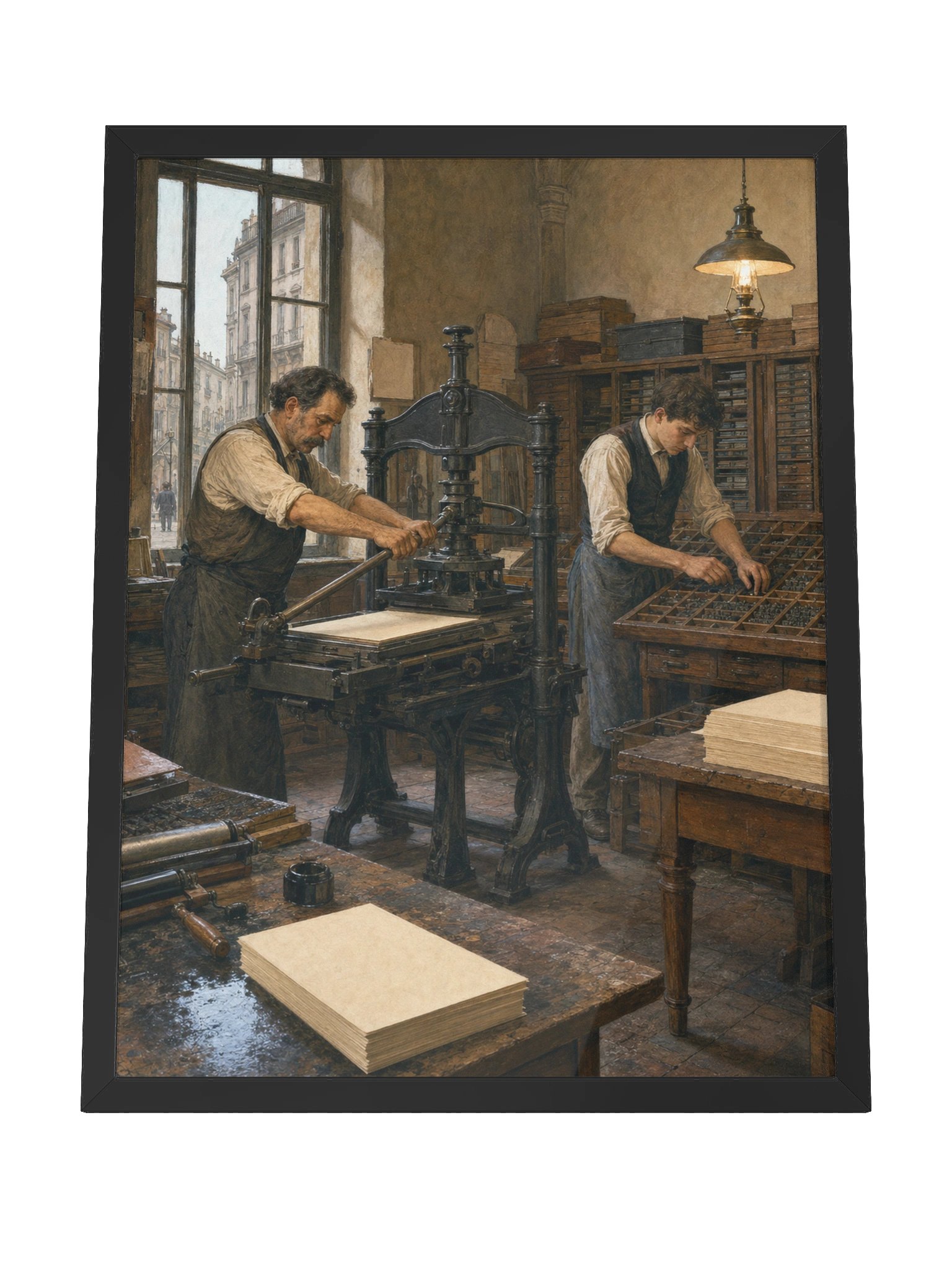La Stamperia di Brera — Framed Matte Art Print product image (7)