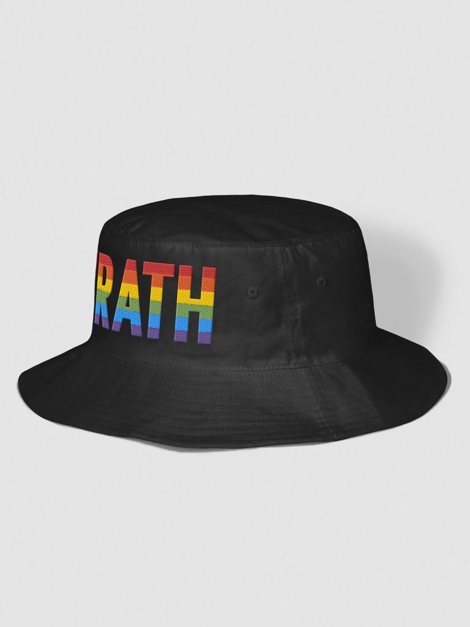 WRATH 2023 embroidered bucket hat product image (3)