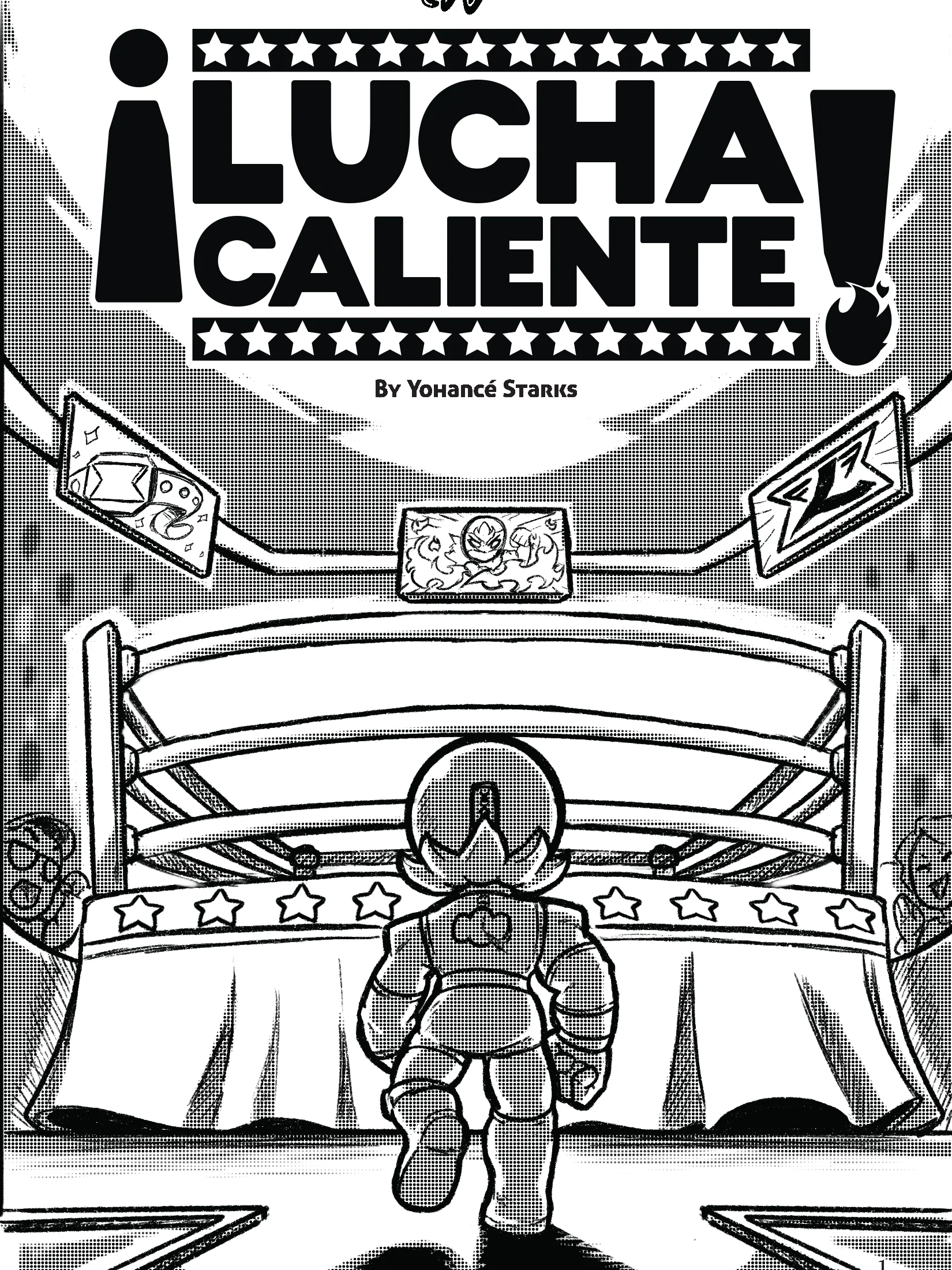 Lucha Calienté - Round 1 Riso Zine product image (3)