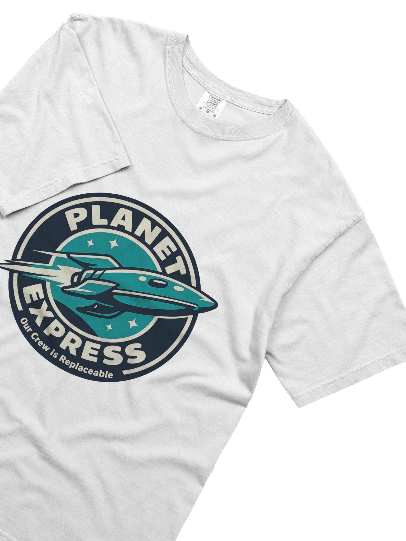 Planet Express-Style Retro Sci-Fi Delivery Tee product image (86)