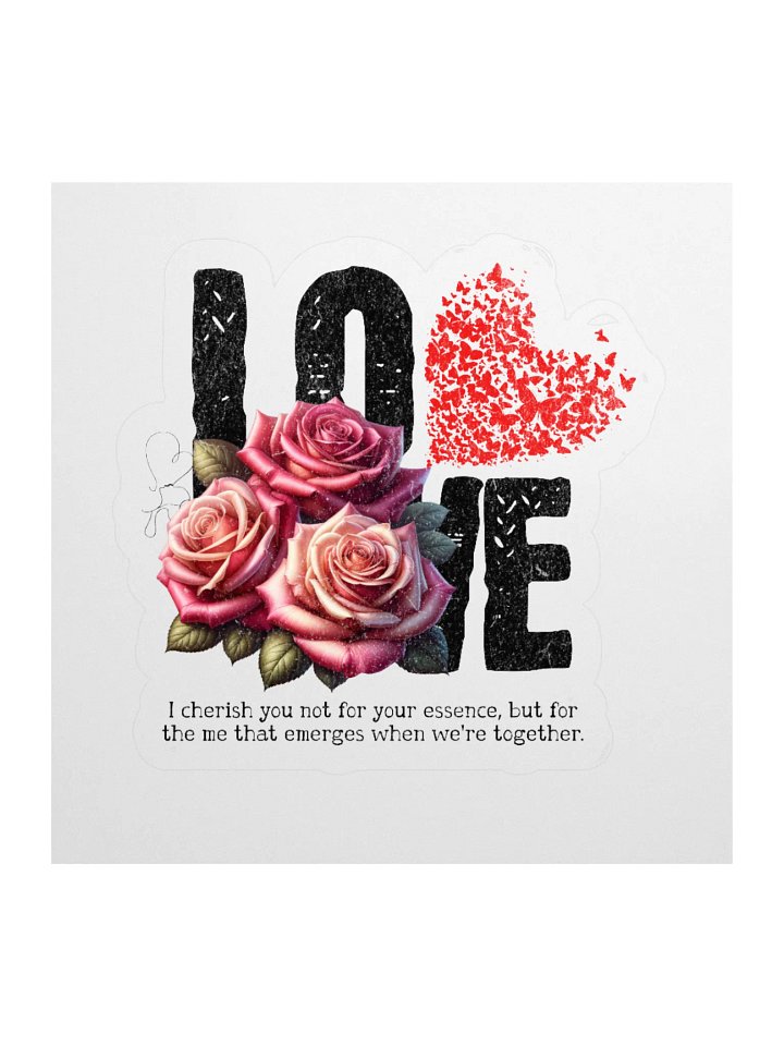 Love & Roses Kiss Cut Stickers product image (1)