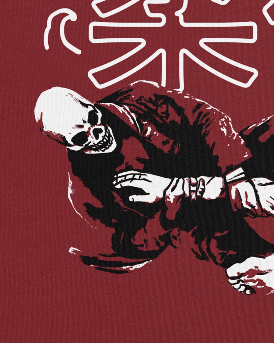 Arm Rip | Burgundy T-shirt product image (3)