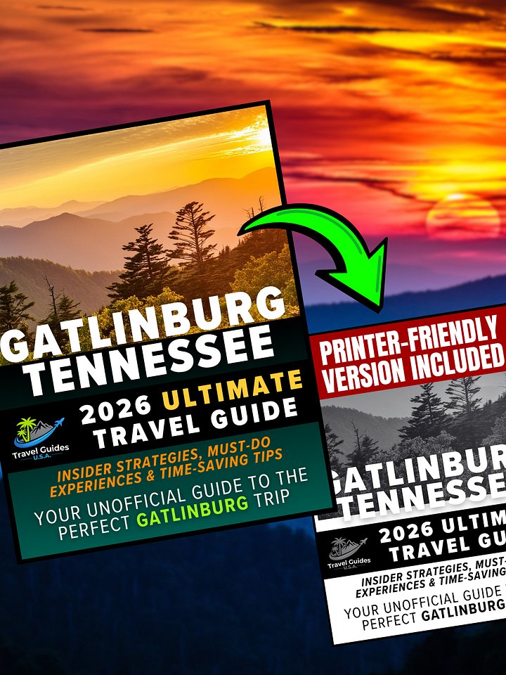 Gatlinburg Travel Guide 2026 | 66-Page Digital Guide + Printer-Friendly Version product image (1)
