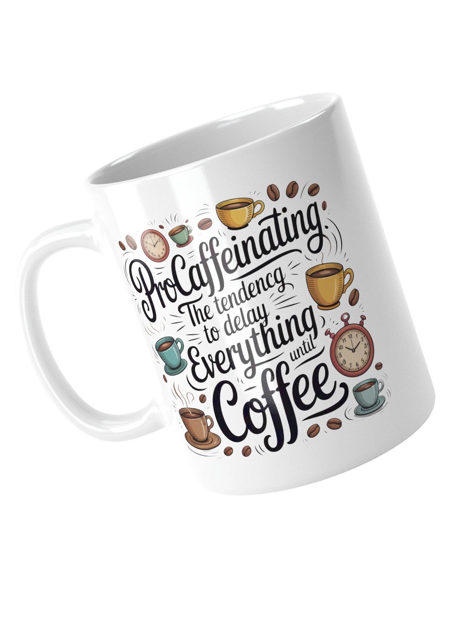 Procaffeinating Funny Coffee Mug – Procrastination Humor Gift product image (5)