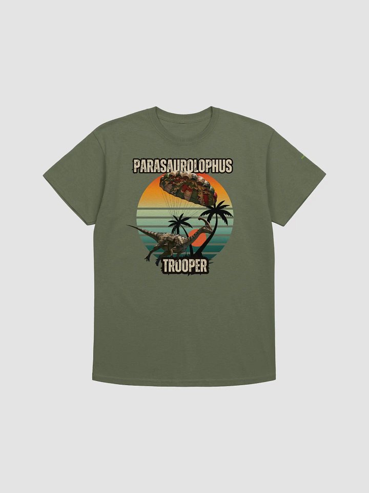 Parasaurolophus Trooper - Dinosaur Paratrooper Shirt product image (10)