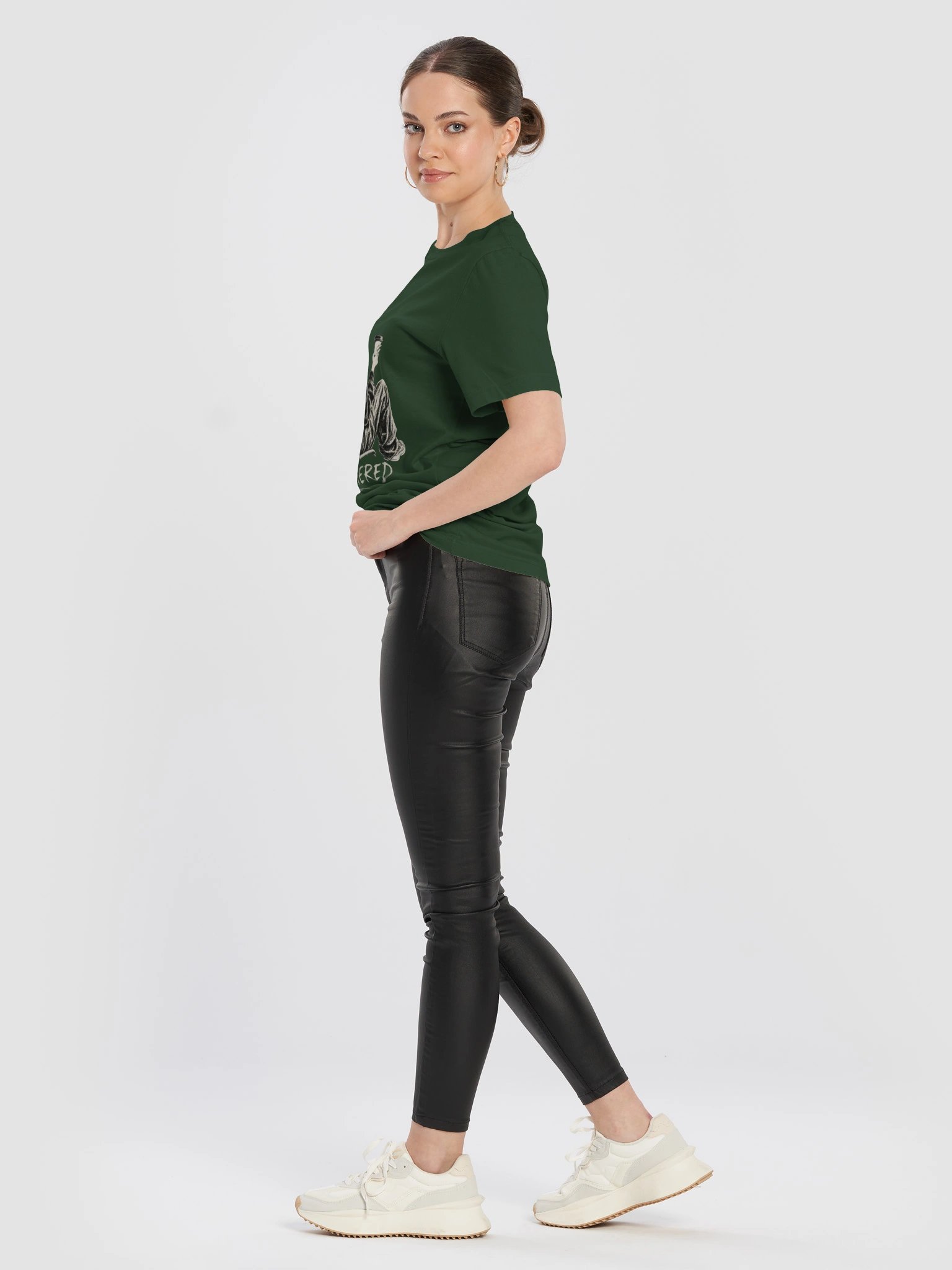 Unbothered – Vintage Girl Coffee T-Shirt product image (7)